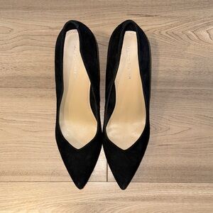 Marc Fisher Black Suede Heels